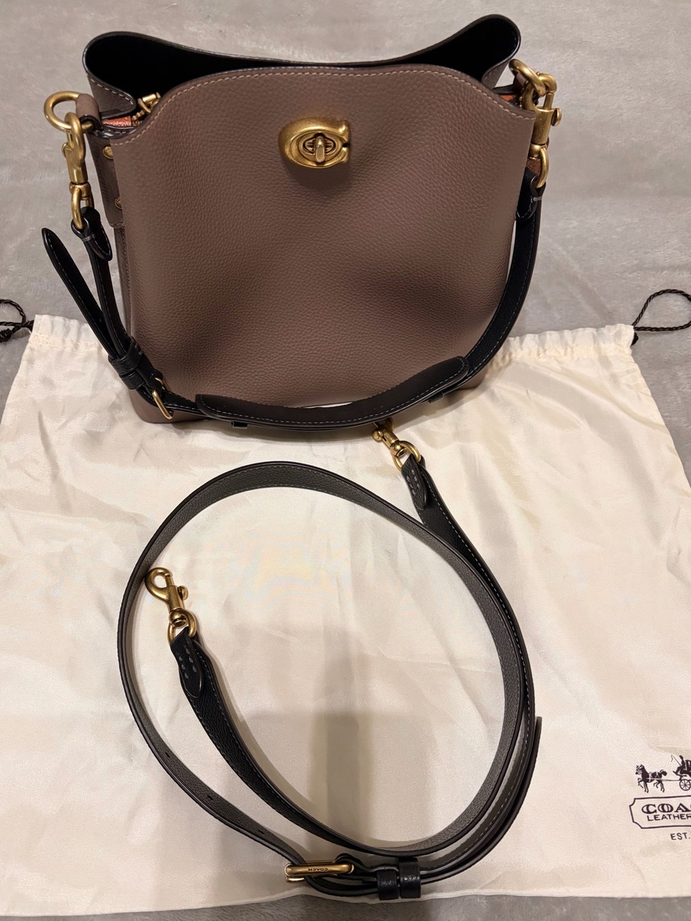 Coach Willow Bucket Colorblock Crossbody